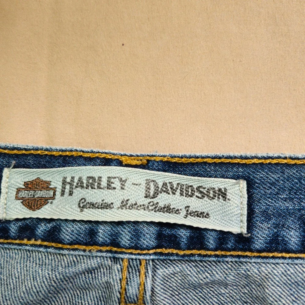 Harley Davidson Jeans Mens Size 36x32‎ Blue Denim Biker Motorcycle Casual